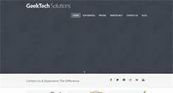 Desktop Screenshot of geektechsolutions.com.au